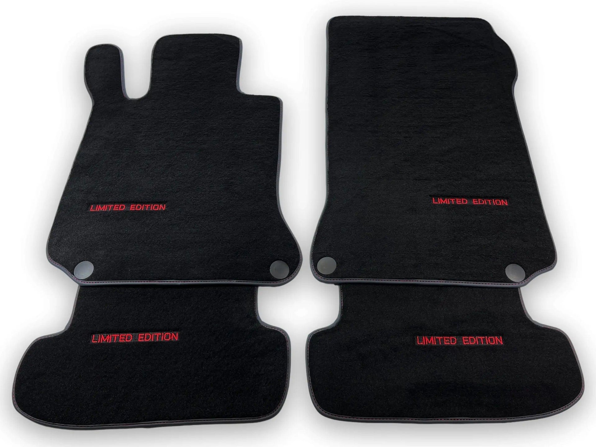 Black Floor Mats For Mercedes Benz E-Class W214 Sedan (2023-2024) Hybrid | Limited Edition - AutoWin