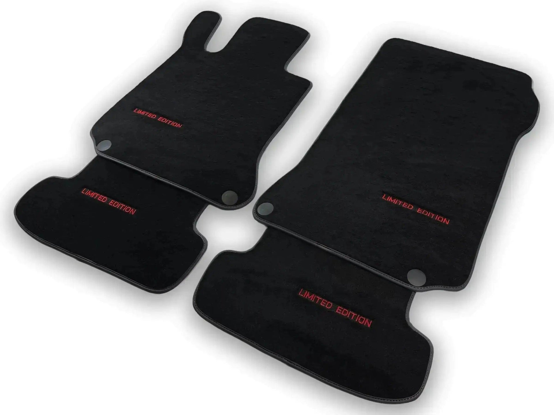 Black Floor Mats For Mercedes Benz GLC-Class X253 SUV (2019-2023) Hybrid | Limited Edition - AutoWin