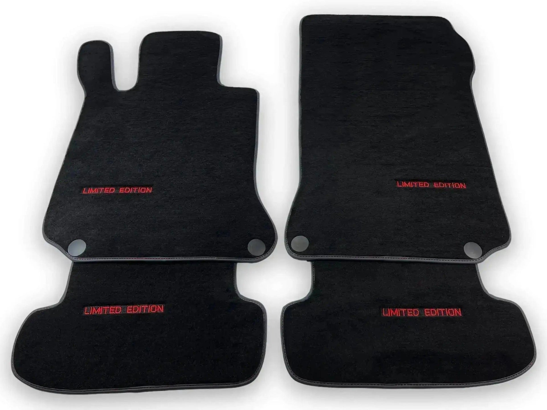 Black Floor Mats For Mercedes Benz S-Class X222 Maybach (2015-2021) | Limited Edition - AutoWin