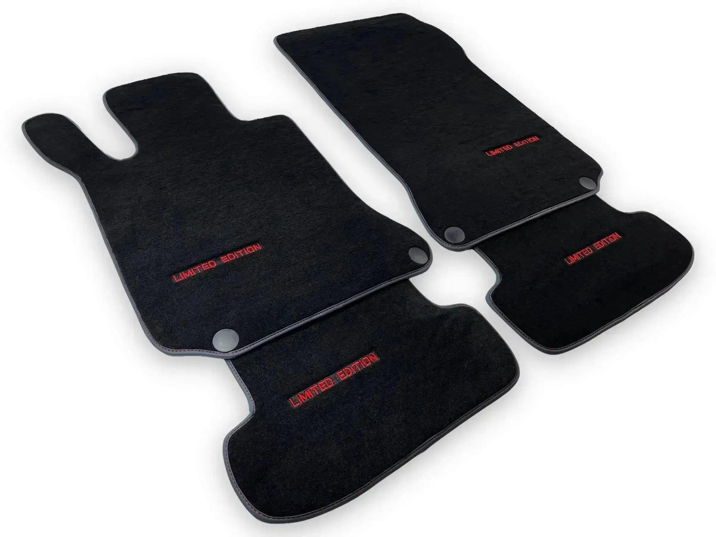 Black Floor Mats For Mercedes Benz S-Class X222 Maybach (2015-2021) | Limited Edition - AutoWin