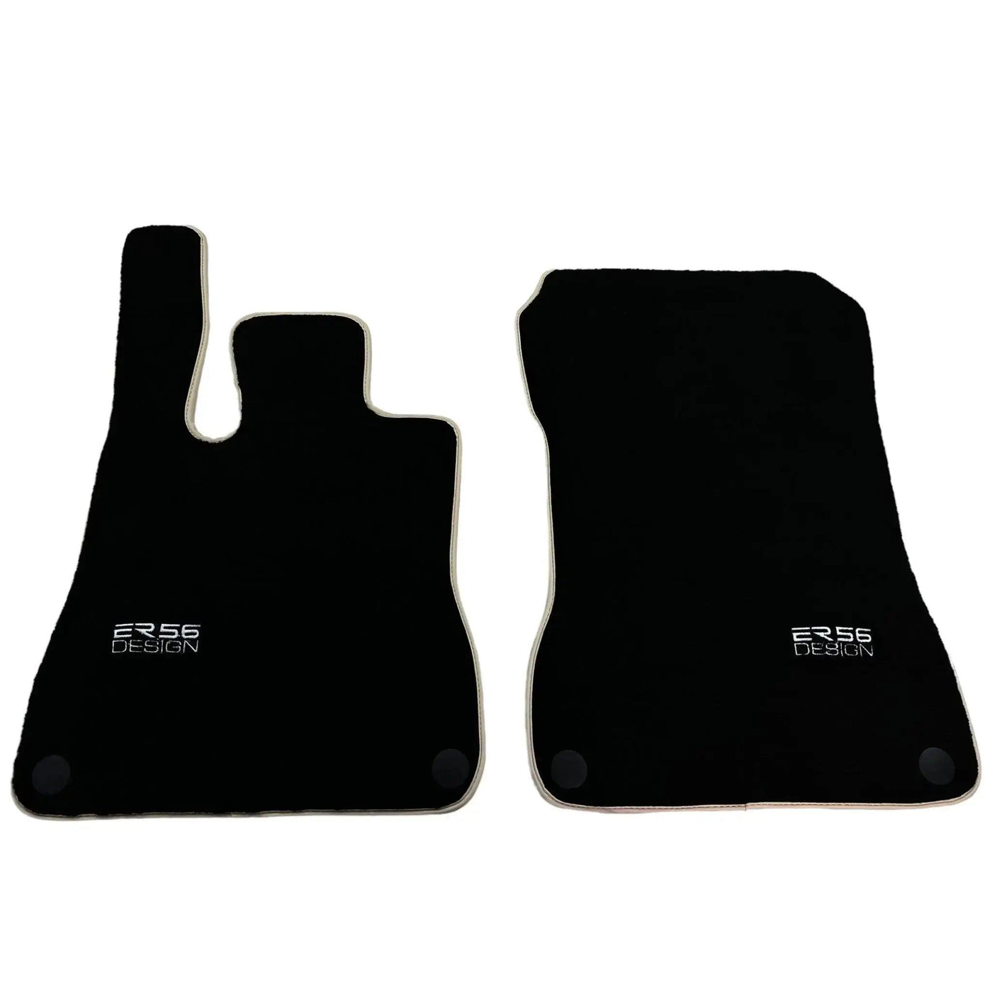 Black Floor Mats For Mercedes-Benz SLK-Class R170 (1996-1998) ER56 Design - AutoWin