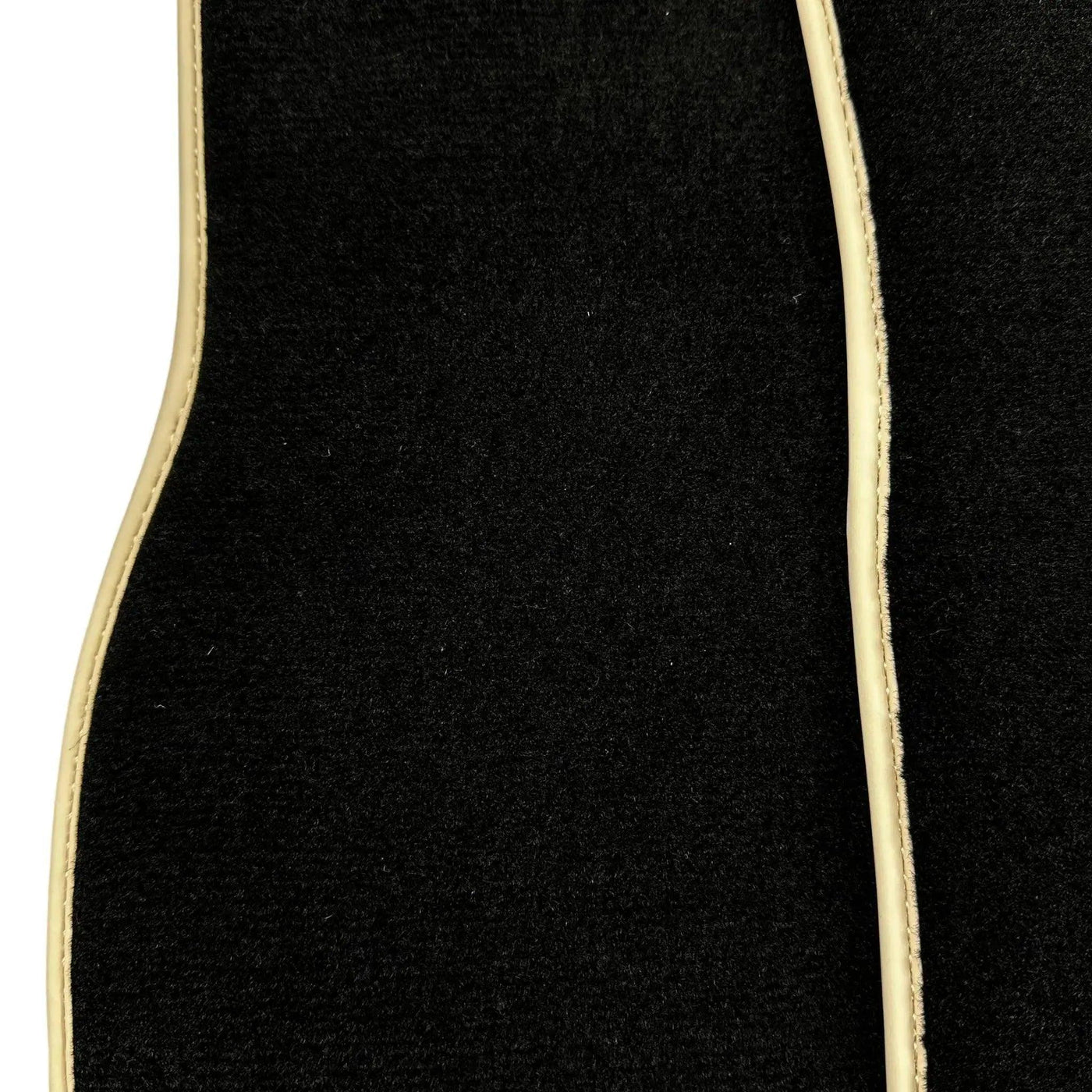 Black Floor Mats For Mercedes-Benz SLK-Class R170 (2000-2004) Beige Trim - AutoWin
