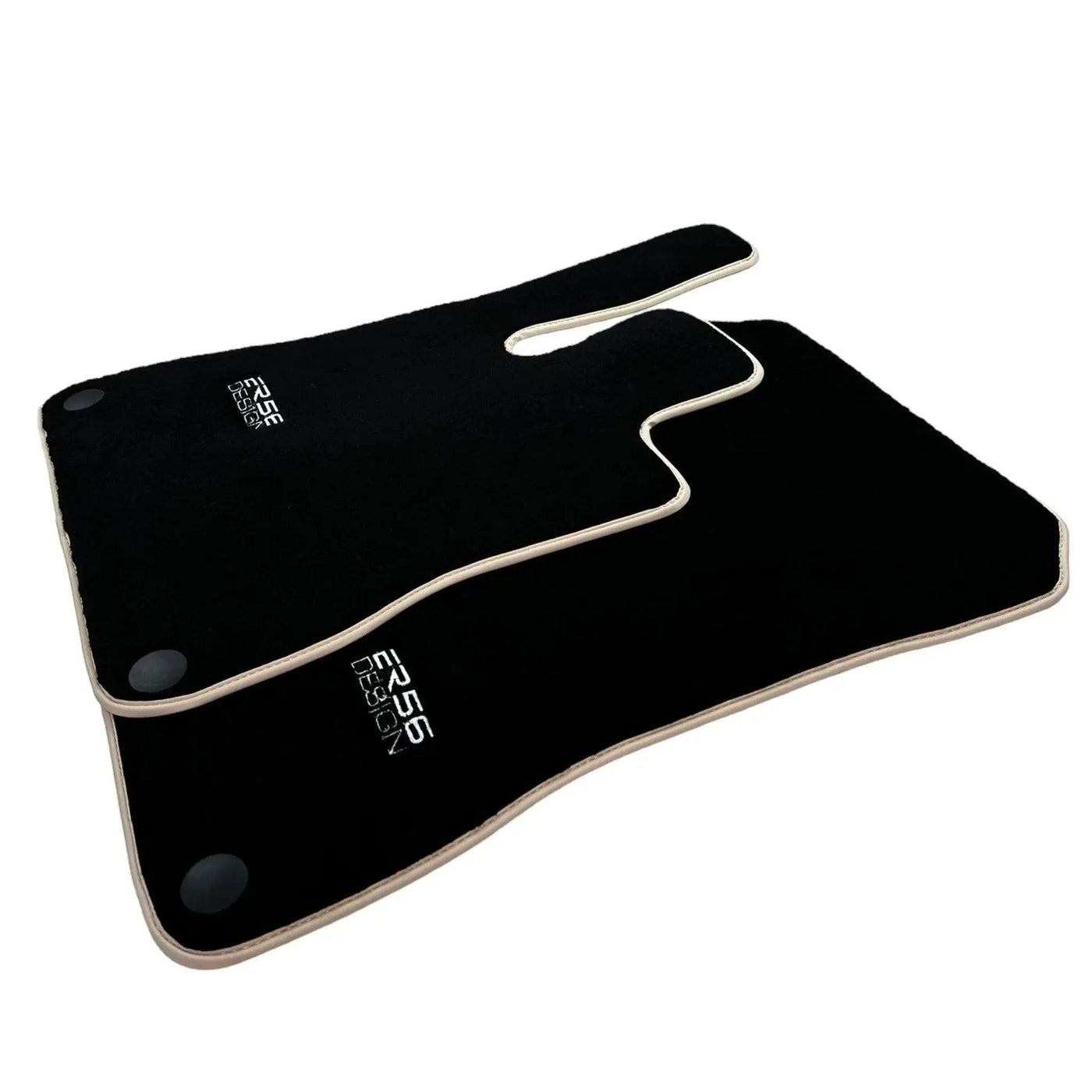 Black Floor Mats For Mercedes-Benz SLK-Class R171 (2004-2011) ER56 Design - AutoWin