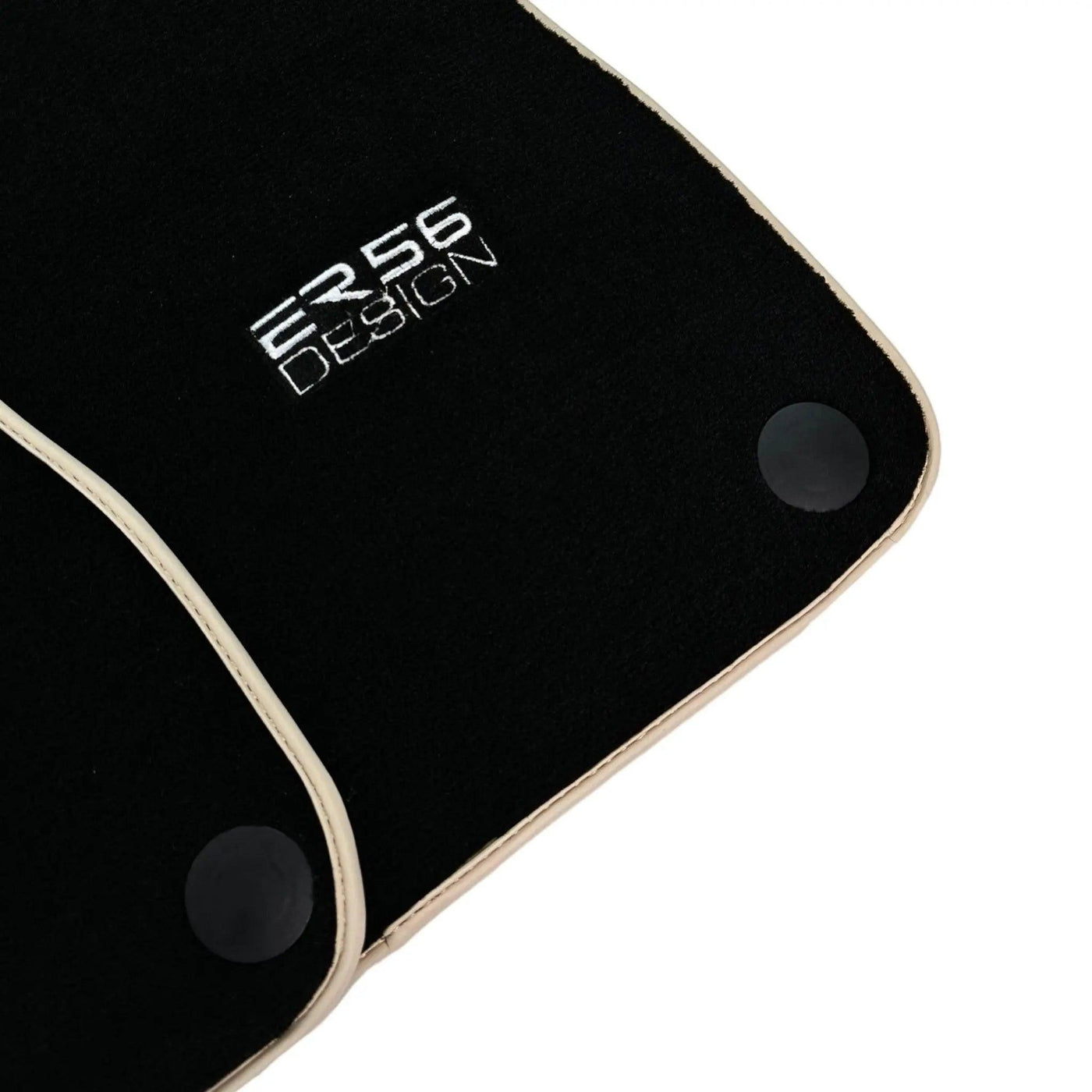 Black Floor Mats For Mercedes-Benz SLK-Class R172 (2011-2023) ER56 Design - AutoWin