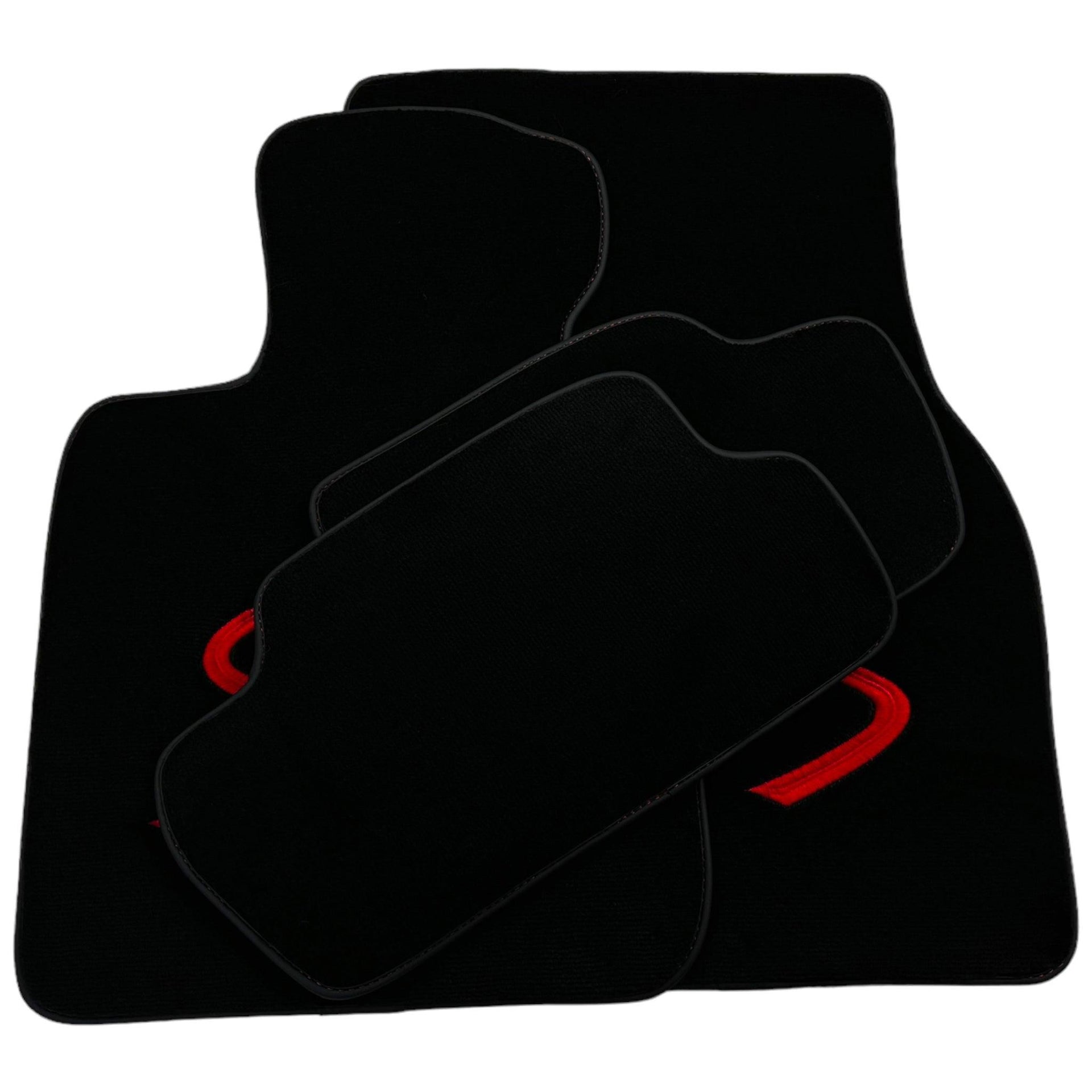 Black Floor Mats for Mini Cooper / One Electric (2020-2023) - AutoWin
