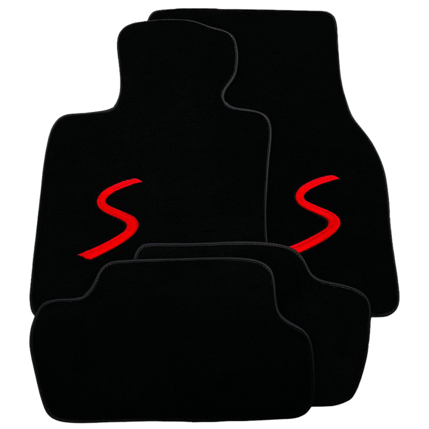 Black Floor Mats for Mini Cooper / One R50 (2001-2007) - AutoWin