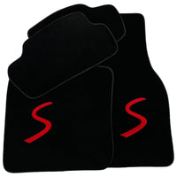 Black Floor Mats for Mini Cooper / One R53 (2001-2007) Cooper S - AutoWin