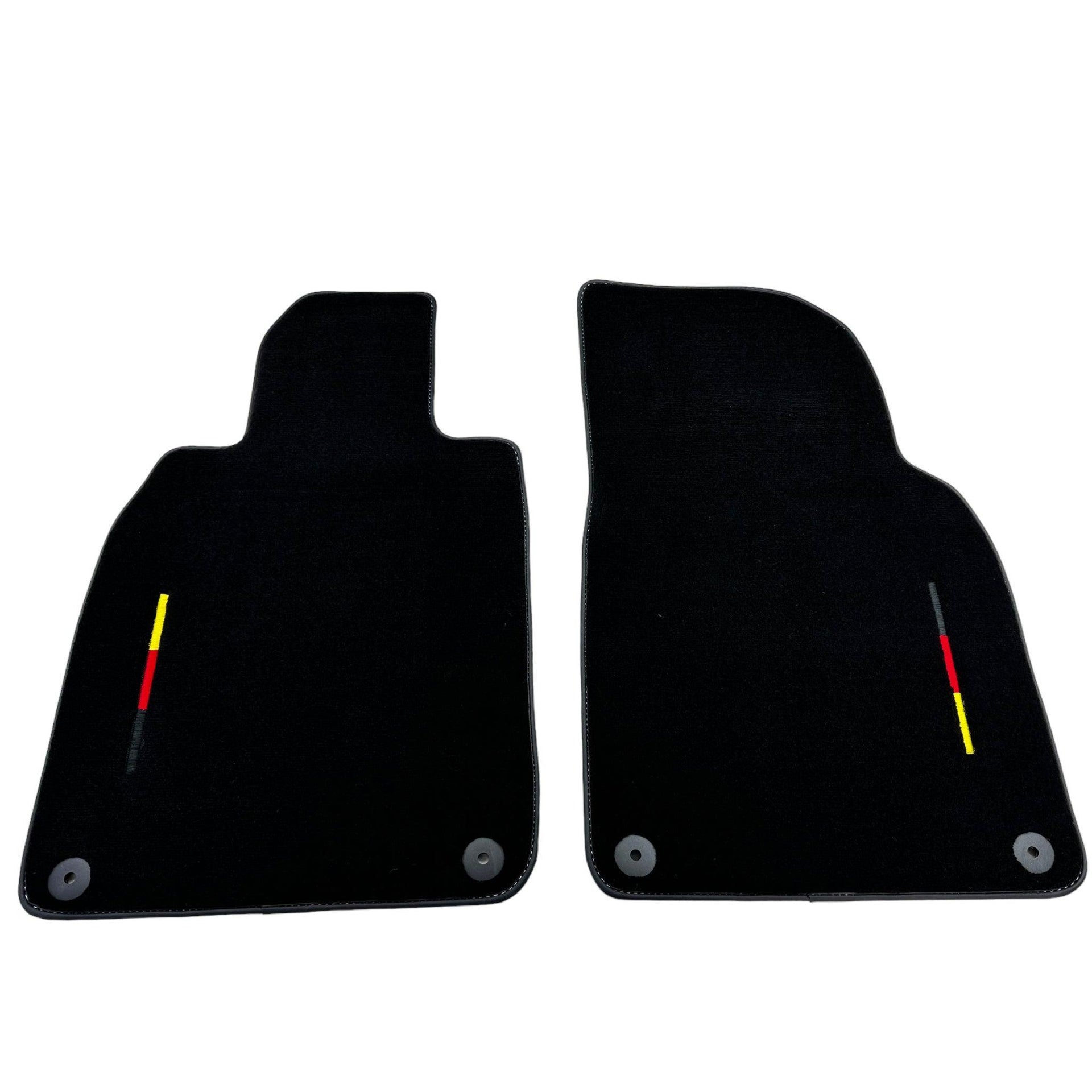 Black Floor Mats for Porsche 718 Cayman (2017-2023) - AutoWin