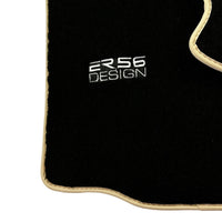Black Floor Mats for Porsche 911 - 997 (2005-2011) ER56 Design - AutoWin