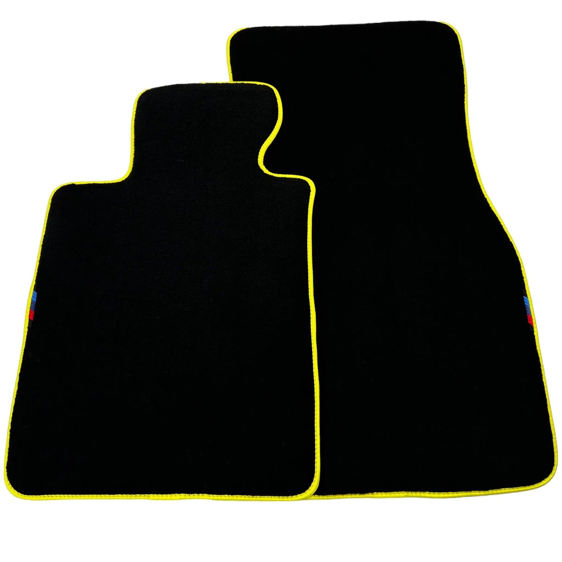 Black Mats For BMW M5 F10 | Yellow Trim - AutoWin
