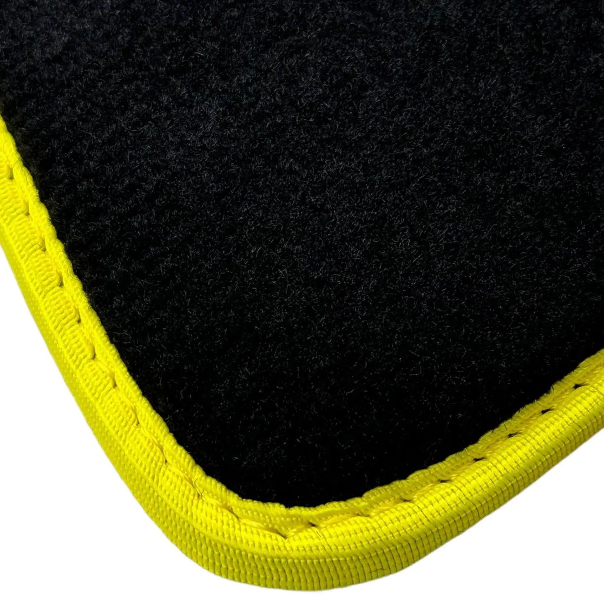 Black Mats For BMW M6 F06 Gran Coupe | Fighter Jet Edition | Yellow Trim - AutoWin