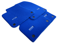 Blue Floor Mats for Audi A6 - C6 Avant (2004-2008) | ER56 Design - AutoWin