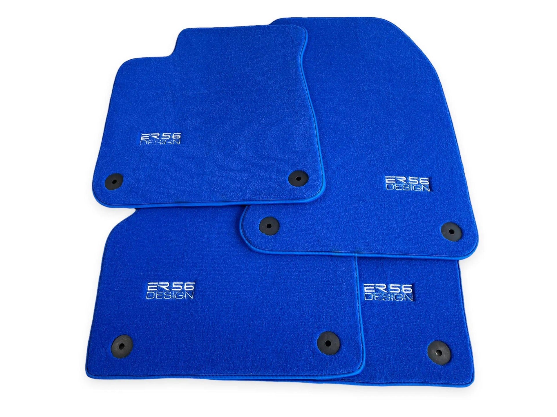 Blue Floor Mats for Audi Q5 8R (2008-2017) | ER56 Design - AutoWin