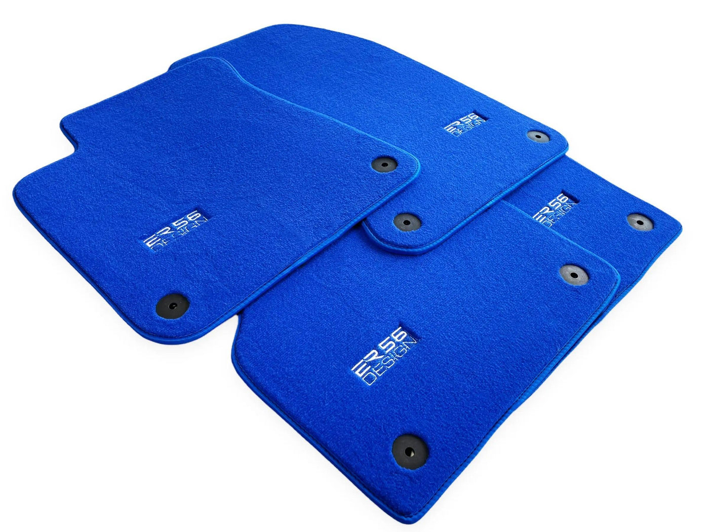 Blue Floor Mats for Audi Q8 (2018-2023) | ER56 Design - AutoWin