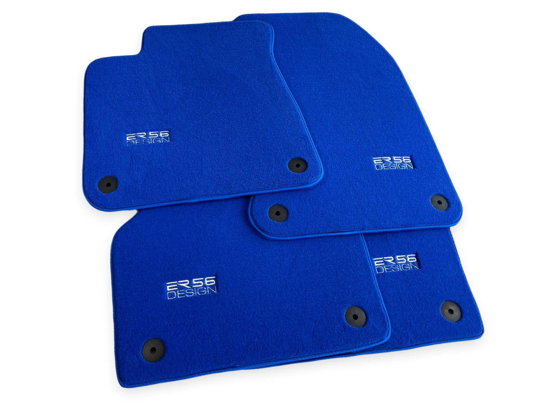 Blue Floor Mats for Audi Q8 (2018-2023) | ER56 Design - AutoWin