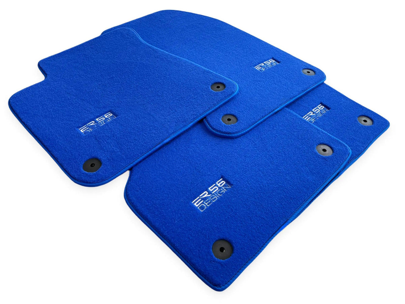 Blue Floor Mats for Audi Q8 e-tron Sportback (2023-2025) | ER56 Design - AutoWin