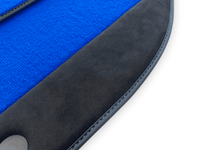 Blue Floor Mats For Ferrari 458 Speciale 2012-2015 Alcantara Leather - AutoWin