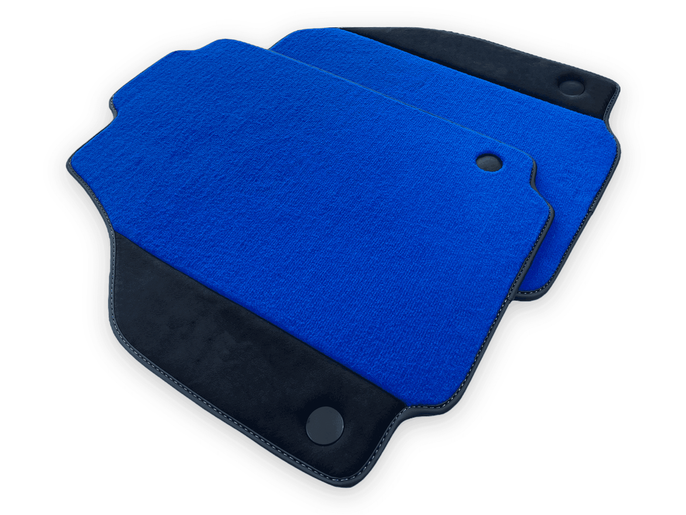 Blue Floor Mats For Ferrari 458 Speciale 2012-2015 Alcantara Leather - AutoWin