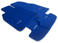 Blue Floor Mats for Porsche Cayenne (2003-2010) | ER56 Design - AutoWin