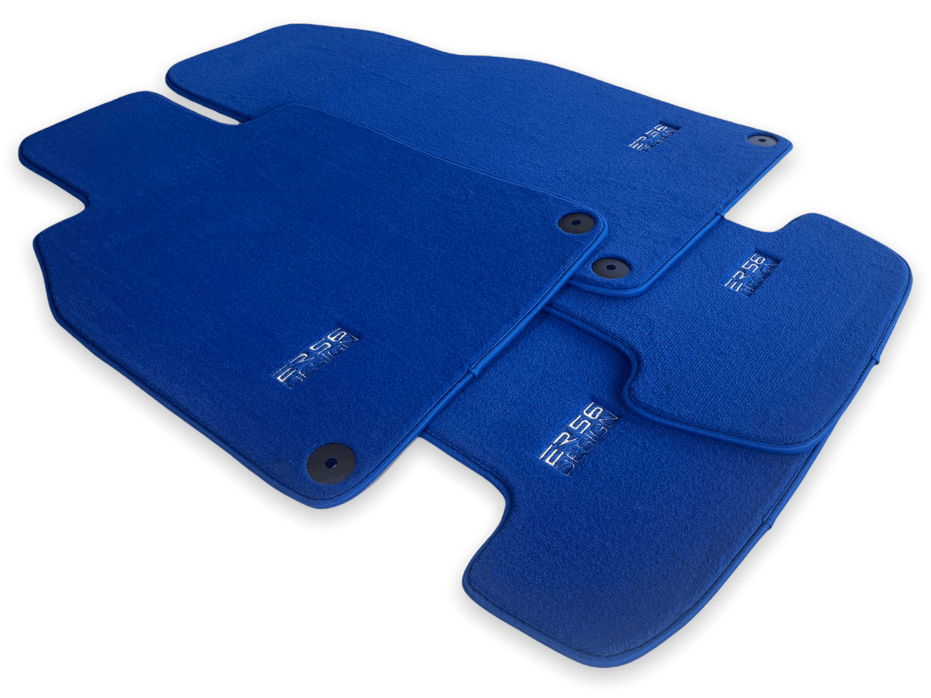 Blue Floor Mats for Porsche Macan (2014-2023) | ER56 Design - AutoWin