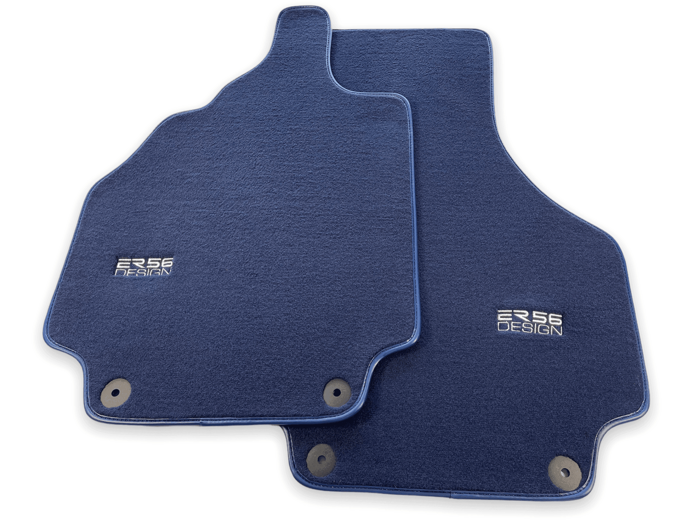 Dark Blue Floor Mats for Audi R8 (2007-2015) ER56 Design - AutoWin