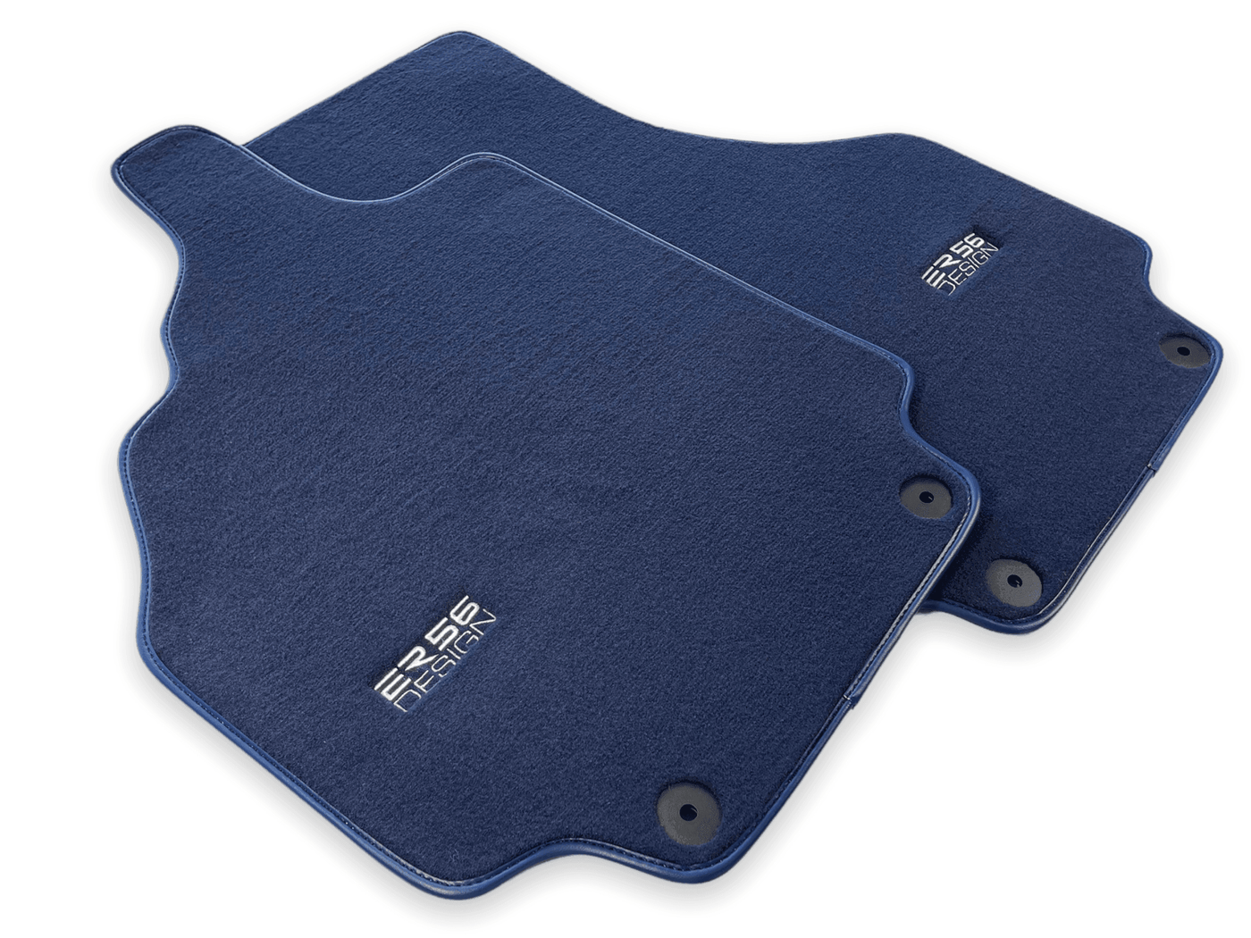 Dark Blue Floor Mats for Audi R8 (2007-2015) ER56 Design - AutoWin