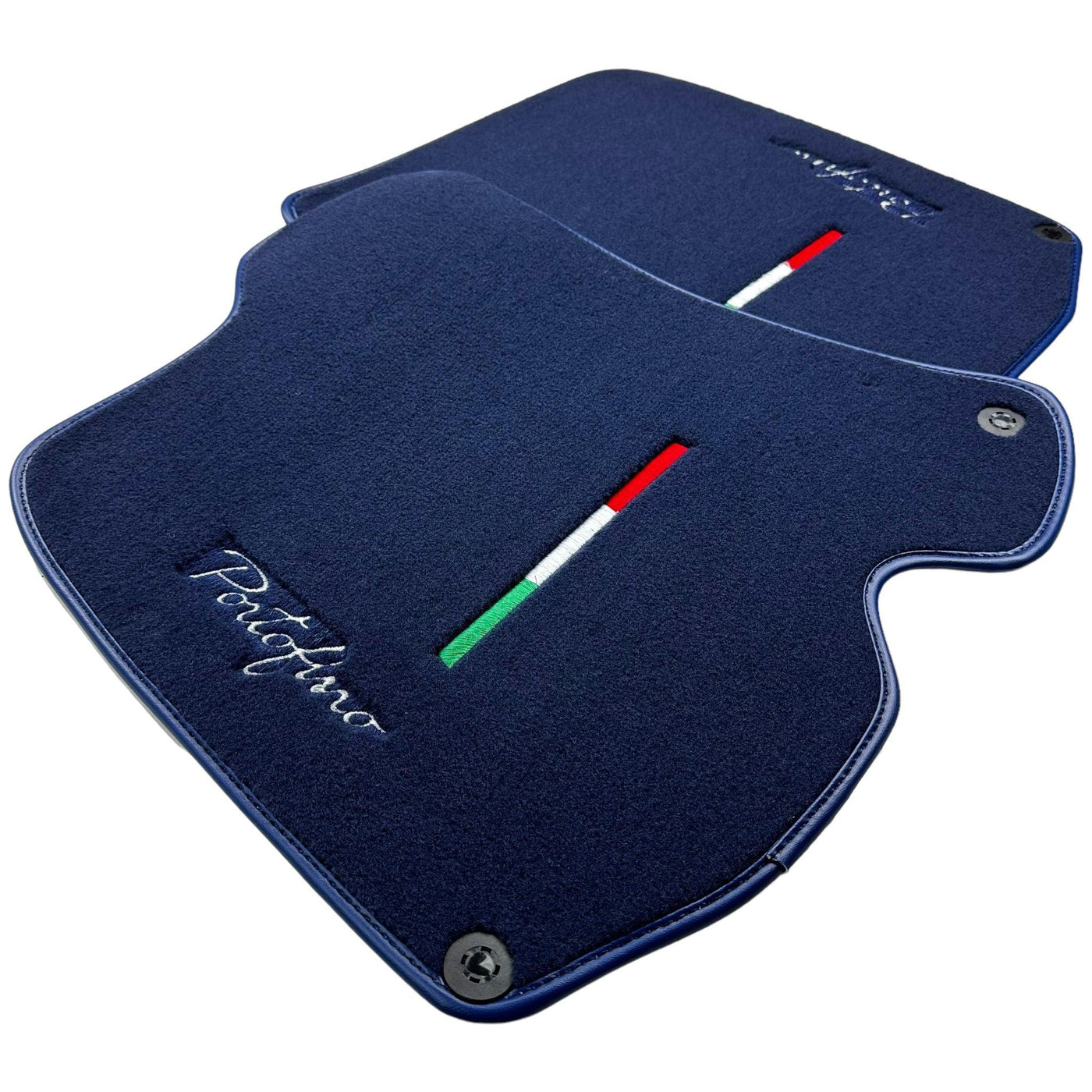 Dark Blue Floor Mats for Ferrari Portofino (2018-2023) Italian Edition - AutoWin