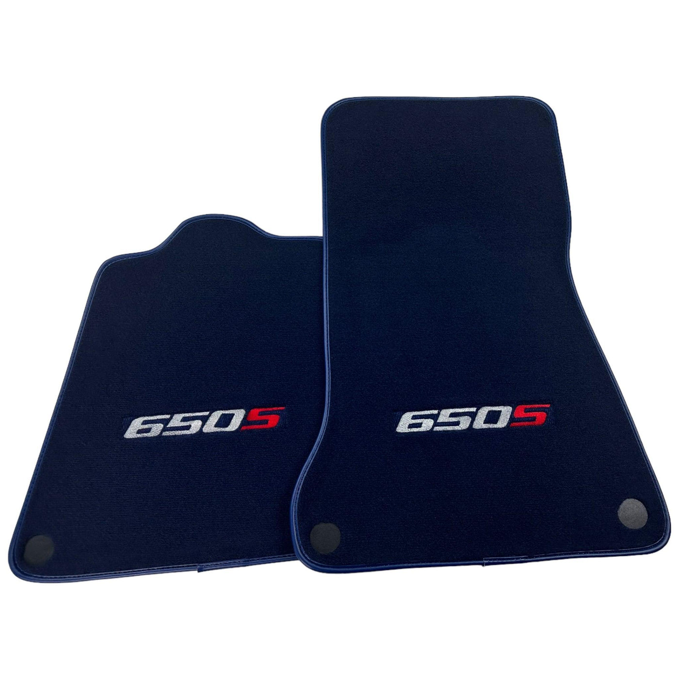 Dark Blue Floor Mats For McLaren 650S Tailored - AutoWin