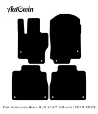 Dark Blue Floor Mats For Mercedes Benz GLS-Class X167 (2019-2023) | Limited Edition - AutoWin