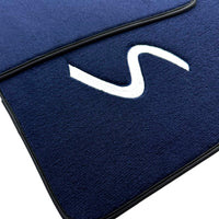 Dark Blue Floor Mats for Mini Cooper / One R53 (2001-2007) Cooper S - AutoWin