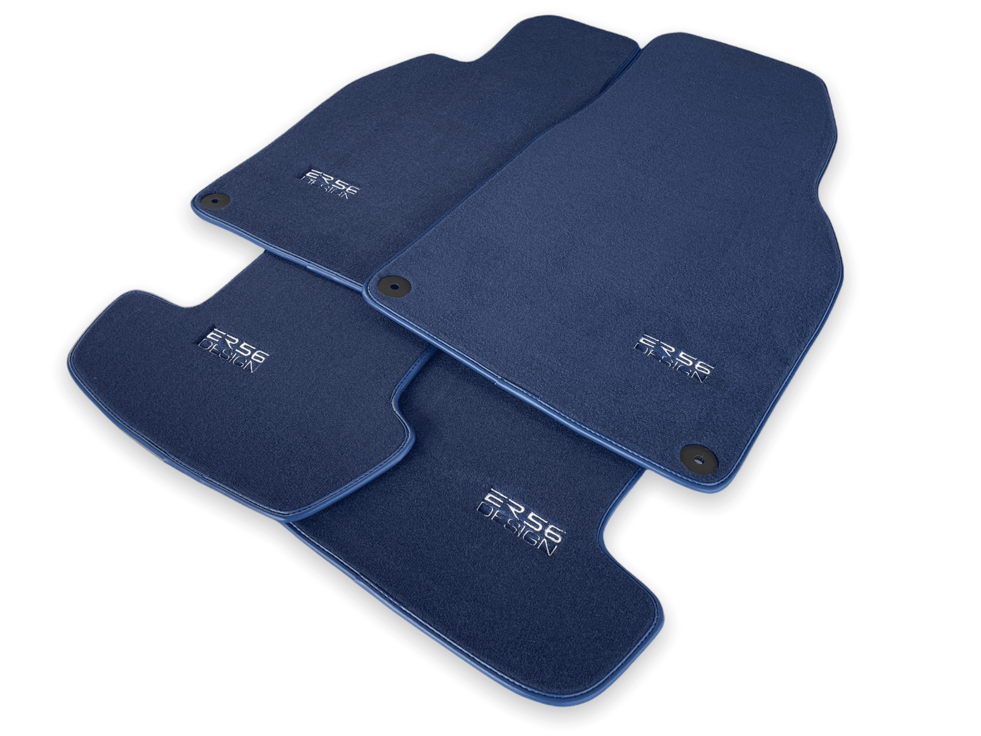 Dark Blue Floor Mats for Porsche Cayenne (2010-2018) | ER56 Design - AutoWin