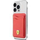 Ferrari Red Cadslot Wallet - Magnetic Wallet for Apple Phones - AutoWin