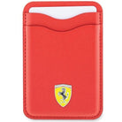 Ferrari Red Cadslot Wallet - Magnetic Wallet for Apple Phones - AutoWin