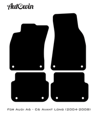Floor Mats for Audi A6 - C6 Avant Long (2004-2008) ER56 Design - AutoWin