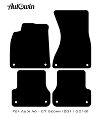 Floor Mats for Audi A6 - C7 Sedan (2011-2018) ER56 Design - AutoWin