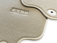 Floor Mats for Audi R8 (2007-2015) Beige Carpet ER56 Design - AutoWin