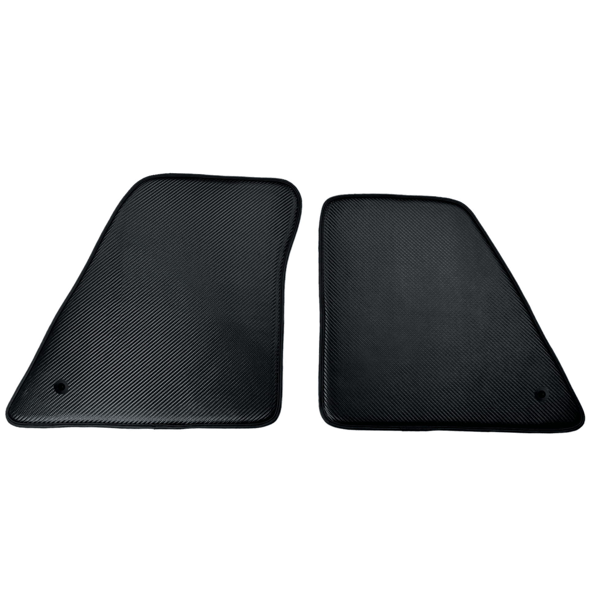 Floor Mats for Ferrari 296 GTS (2022-2024) Made From Carbon Fiber Leather - AutoWin