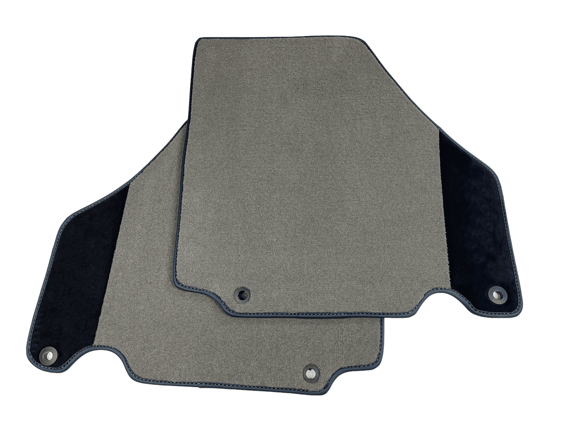 Floor Mats For Ferrari 360 Modena 1999-2005 Gray With Alcantara Leather - AutoWin