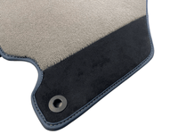 Floor Mats For Ferrari 360 Modena 1999-2005 Gray With Alcantara Leather - AutoWin