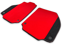 Floor Mats For Ferrari 458 Speciale (2012-2015) Red Carpet And Alcantara Leather - AutoWin