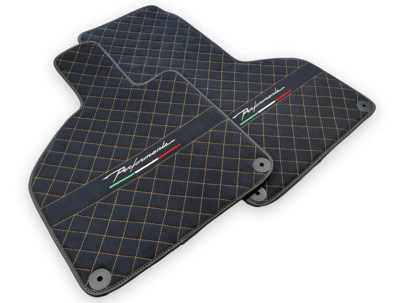 Floor Mats for Lamborghini Huracan Perfomante Alcantara Leather - AutoWin