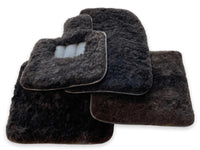 Genuine Sheepskin Floor Mats Bentley Flying Spur (2005-2013) Er56 Design Brand - AutoWin