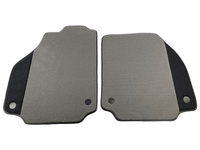 Gray Floor Mats For Ferrari F8 Tributo 2019-2022 With Alcantara Leather - AutoWin