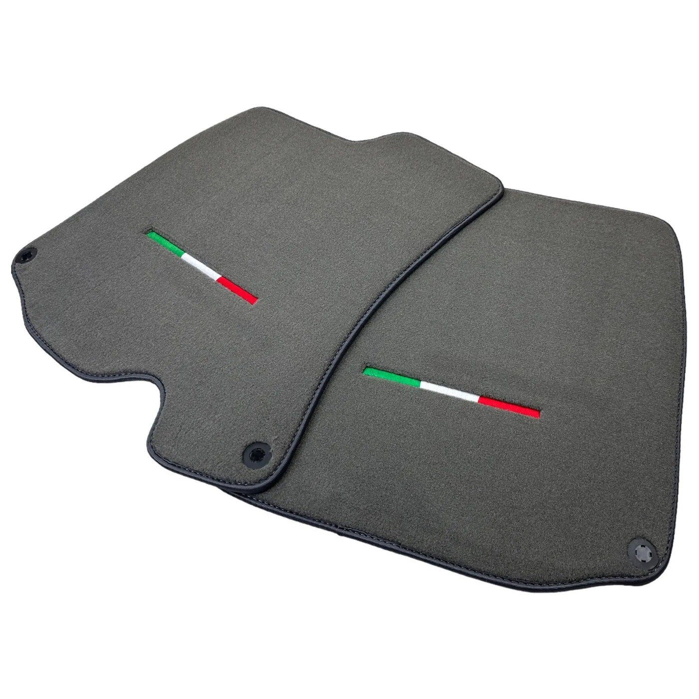 Gray Floor Mats For Ferrari Portofino (2018-2023) Italian Edition - AutoWin