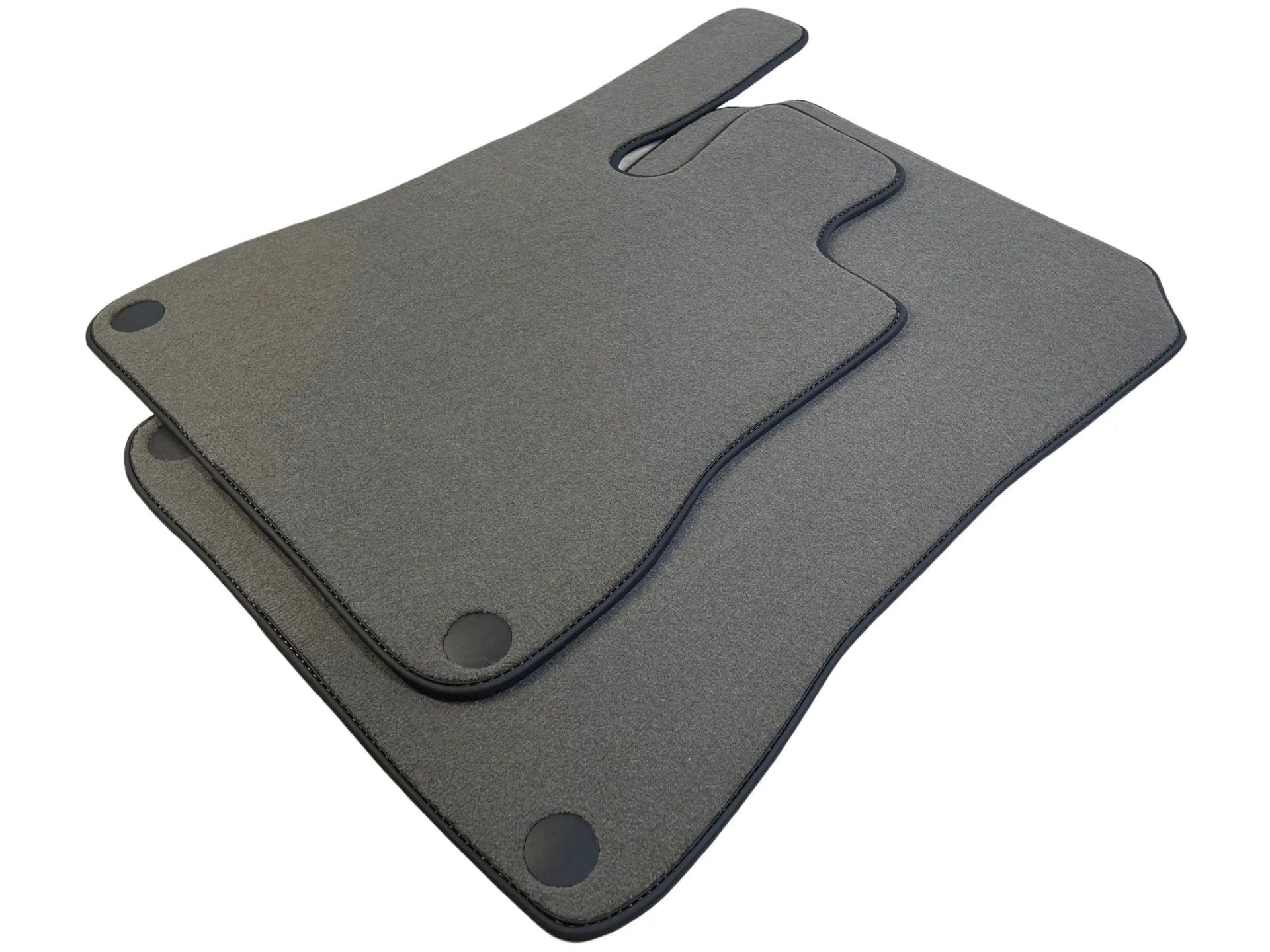 Gray Floor Mats For Mercedes-Benz R129 (1989-2001) Black Trim - AutoWin