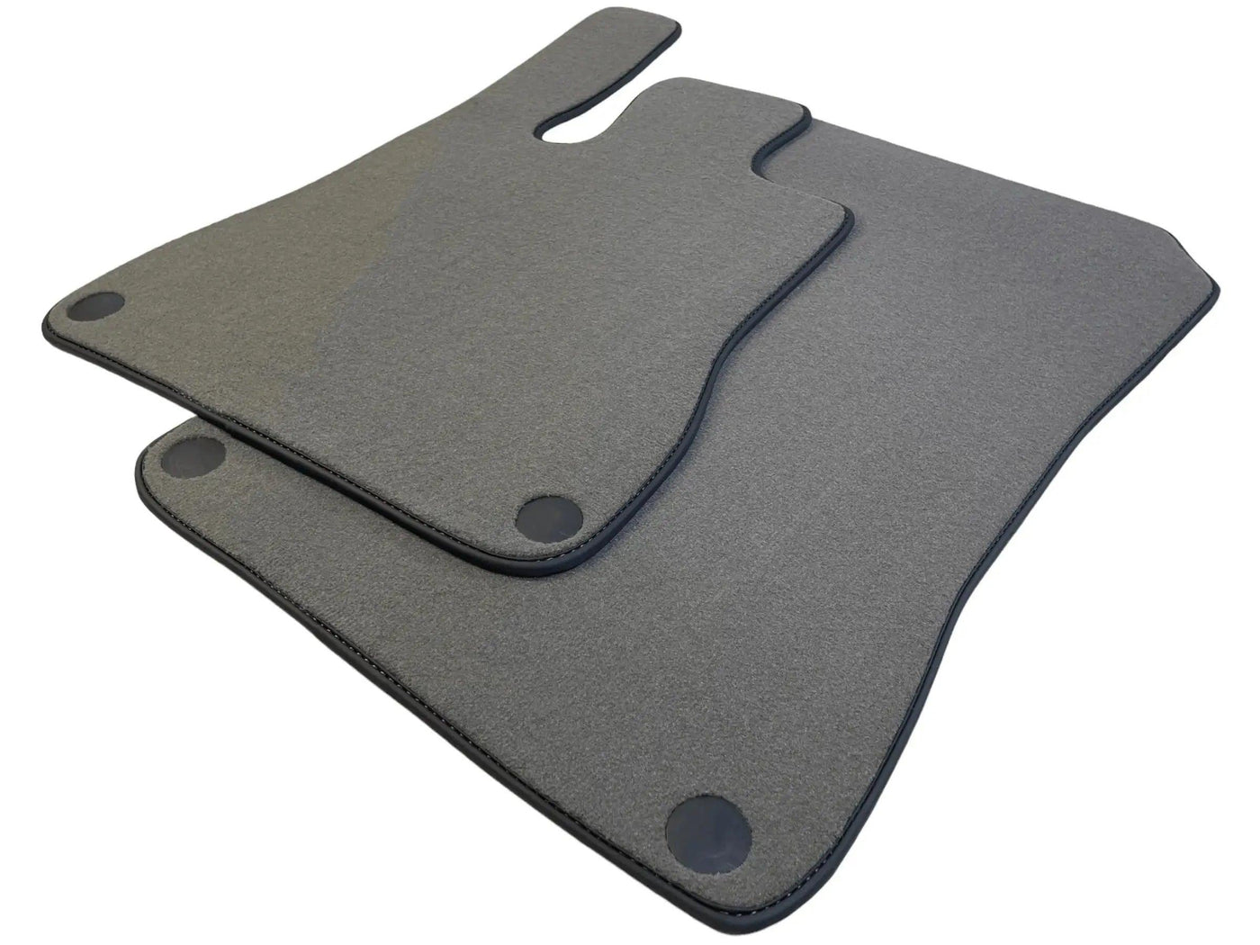 Gray Floor Mats For Mercedes-Benz SLK R170 (2000-2004) Black Trim - AutoWin