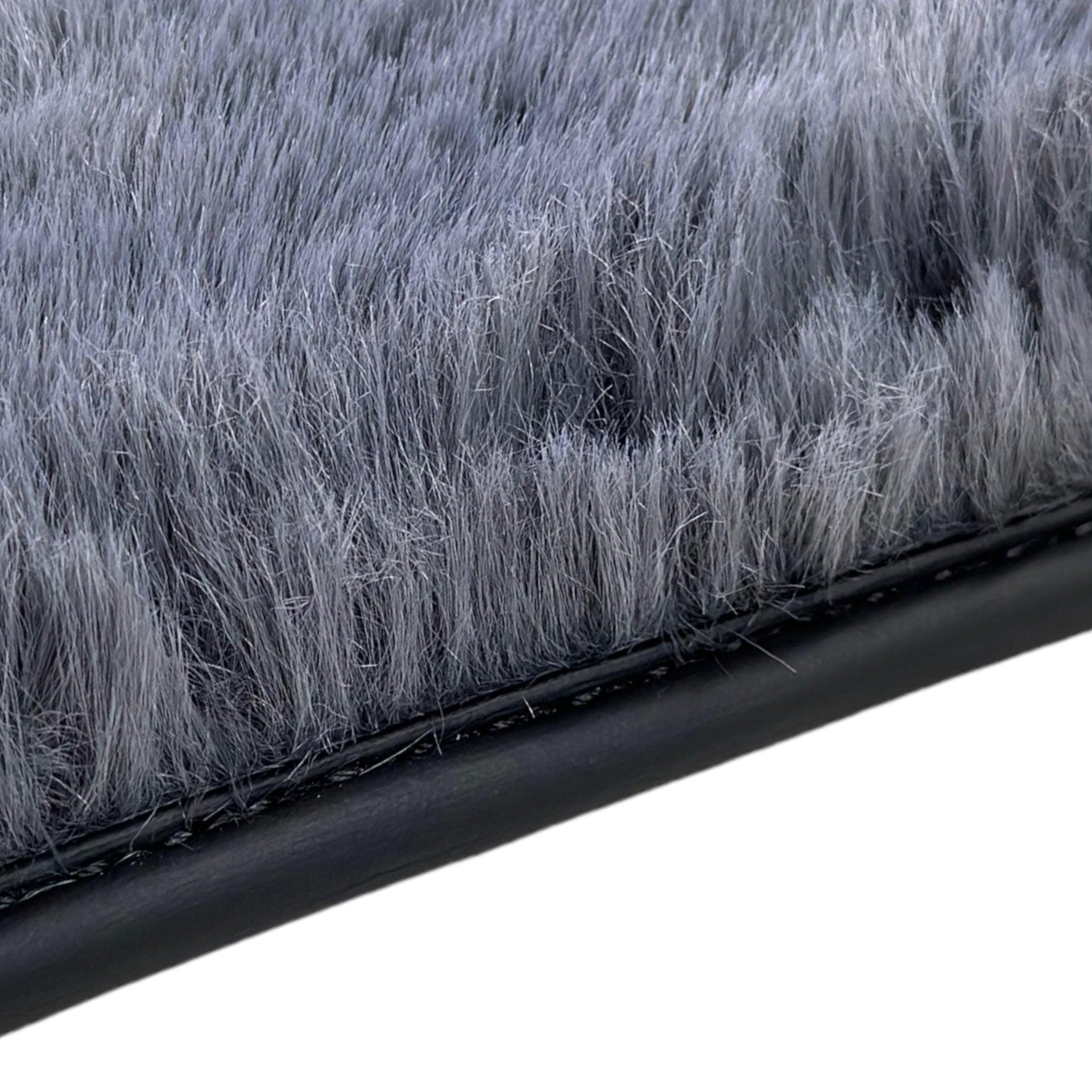 Gray Sheepskin Floor Mats for Mercedes Benz GLC-Class X254 SUV 300e 4Matic (2023-2024) | ER56 Design - AutoWin