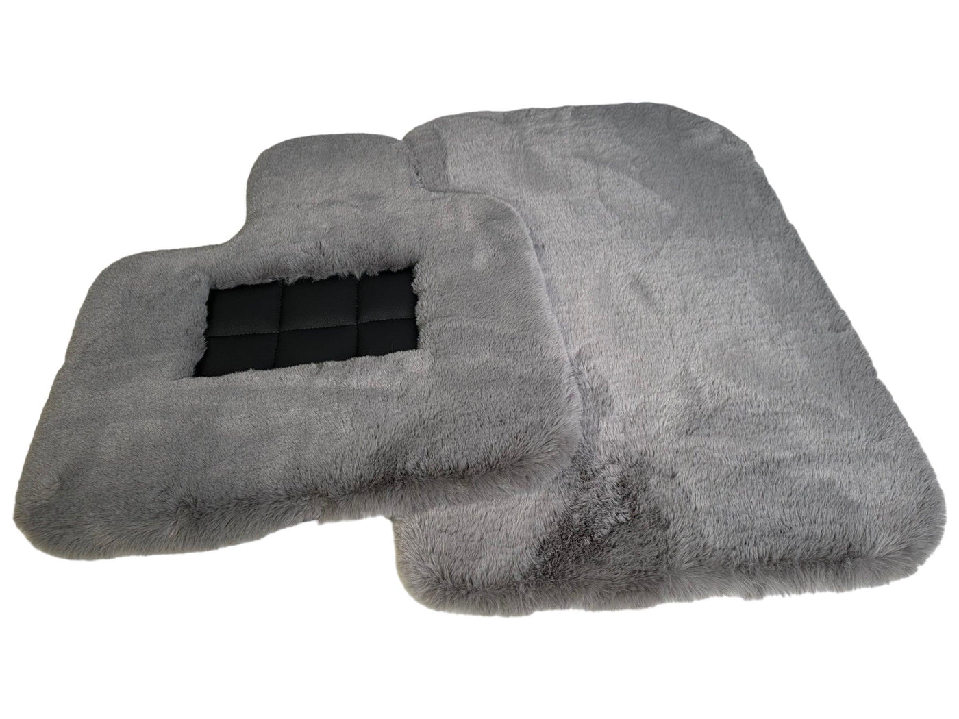 Gray Sheepskin Floor Mats For Rolls Royce Spectre (2023-2024) Er56 Design Brand - AutoWin
