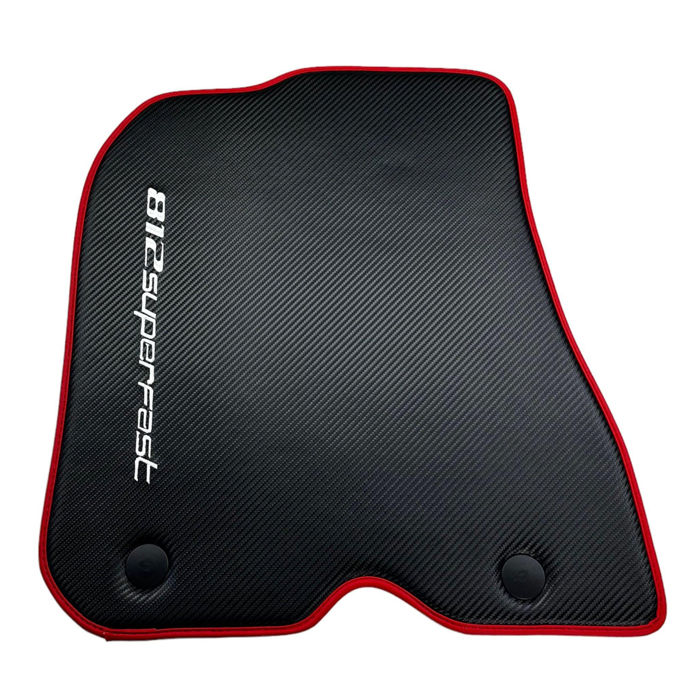 Carbon Fiber Leather Floor Mats For Ferrari 812 Superfast - AutoWin