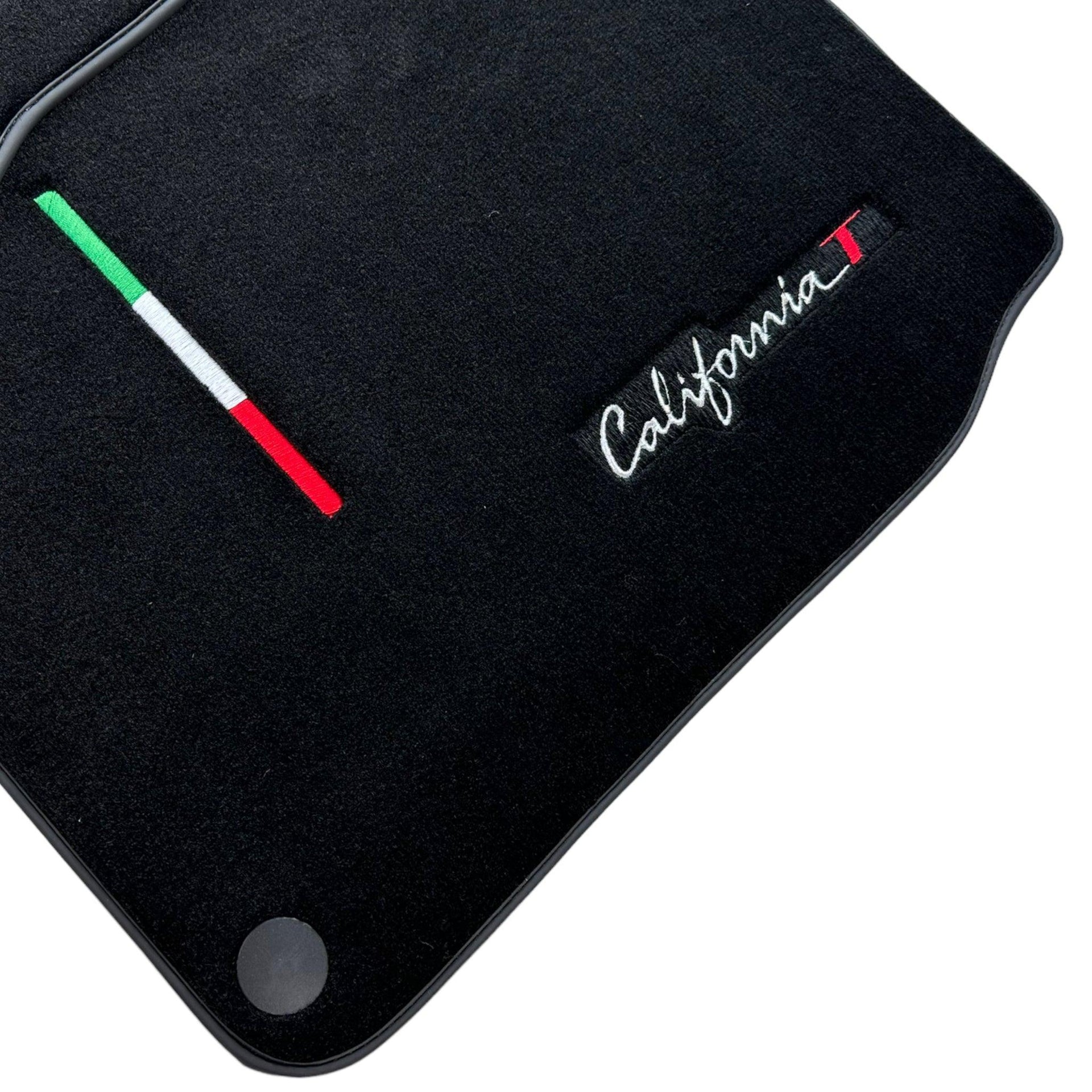 Black Floor Mats For Ferrari California T 2015–2018 - AutoWin